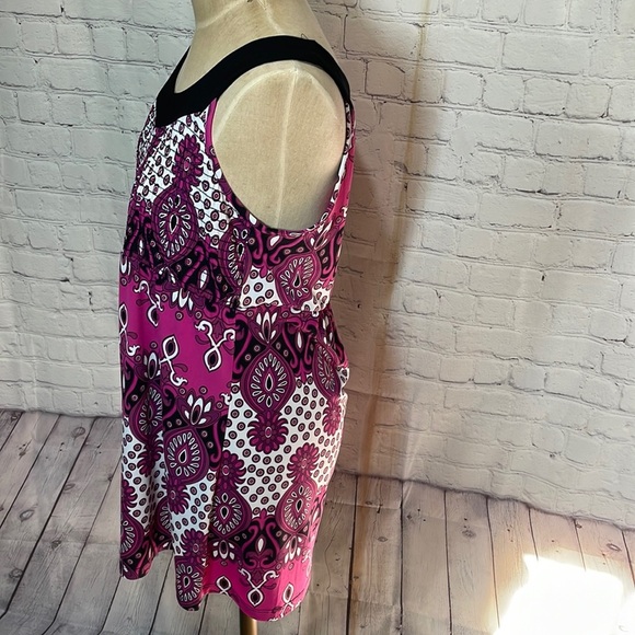 Vintage Y2K Paisley Babydoll Tank Top - Picture 2 of 4